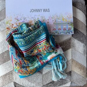 Johnny Was Silk Scarf with Box